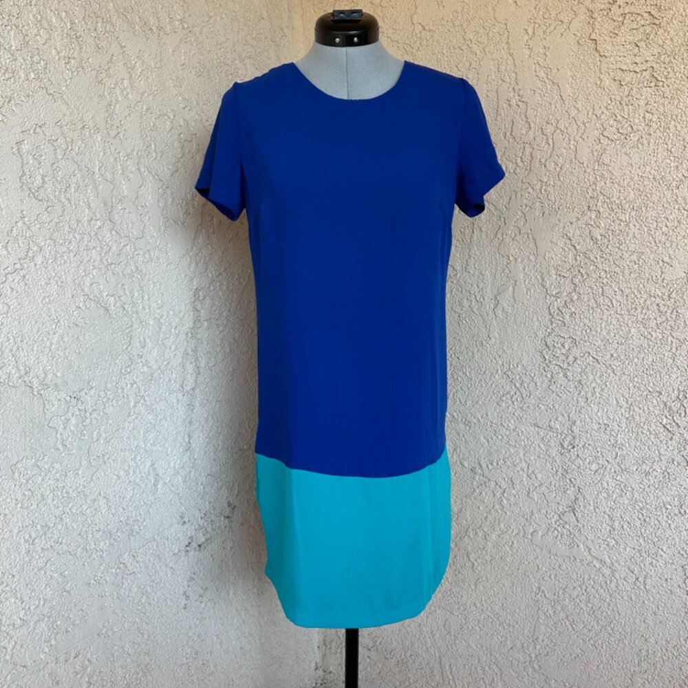 Color block A-line Cynthia Rowley dress